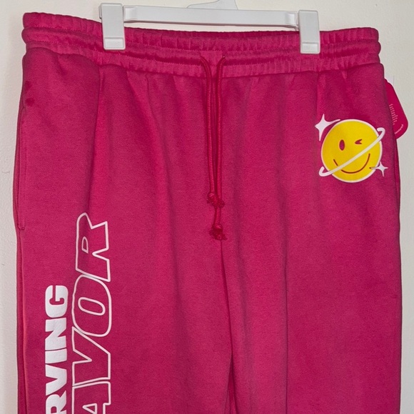 Pop Pink Track Pants - Picture 2 of 8